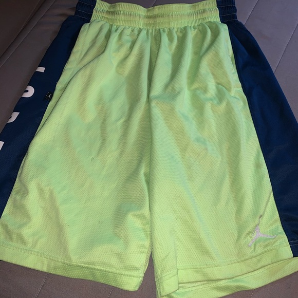 neon jordan shorts